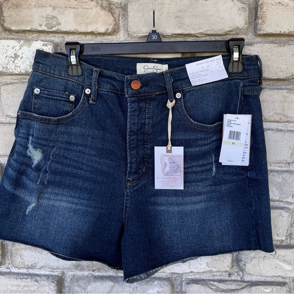Jessica Simpson infinite high waist short. Lived in Vintage shorts